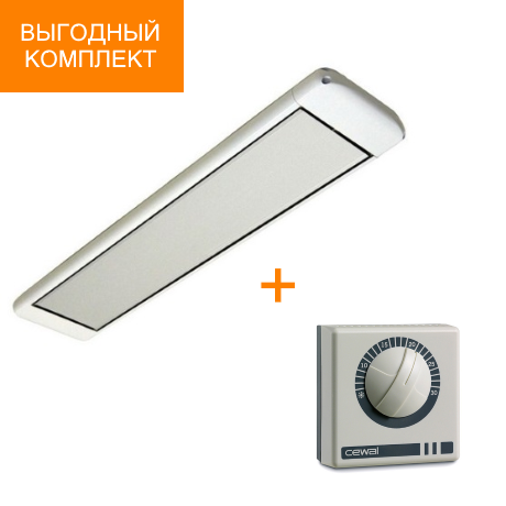 Инфракрасный обогреватель Алмак ИК-8 + терморегулятор