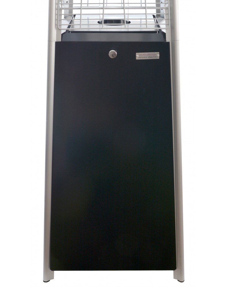 Газовый уличный обогреватель Мастер Лето МЛ-5 Черный (четырехугольное основание)